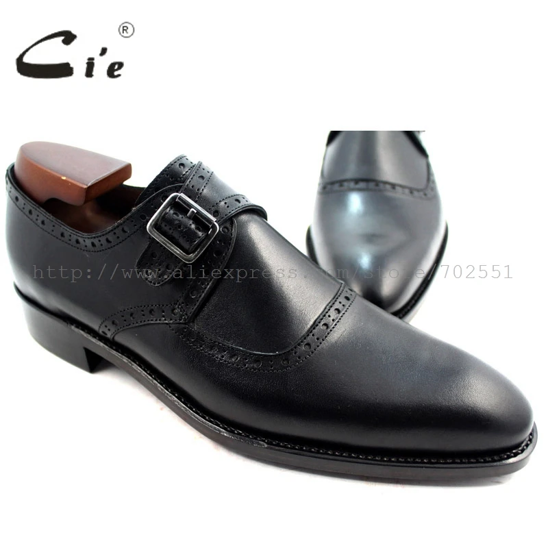 cie Free Shipping Bespoke Handmade Genuine Calf Leather Men's Single Monk Straps Plain Toe No.MS34 Black Plain Goodyear Welted
cie Free Shipping Bespoke Handmade Genuine Calf Leather Men's Single Monk Straps Plain Toe No.MS34 Black Plain Goodyear Welted