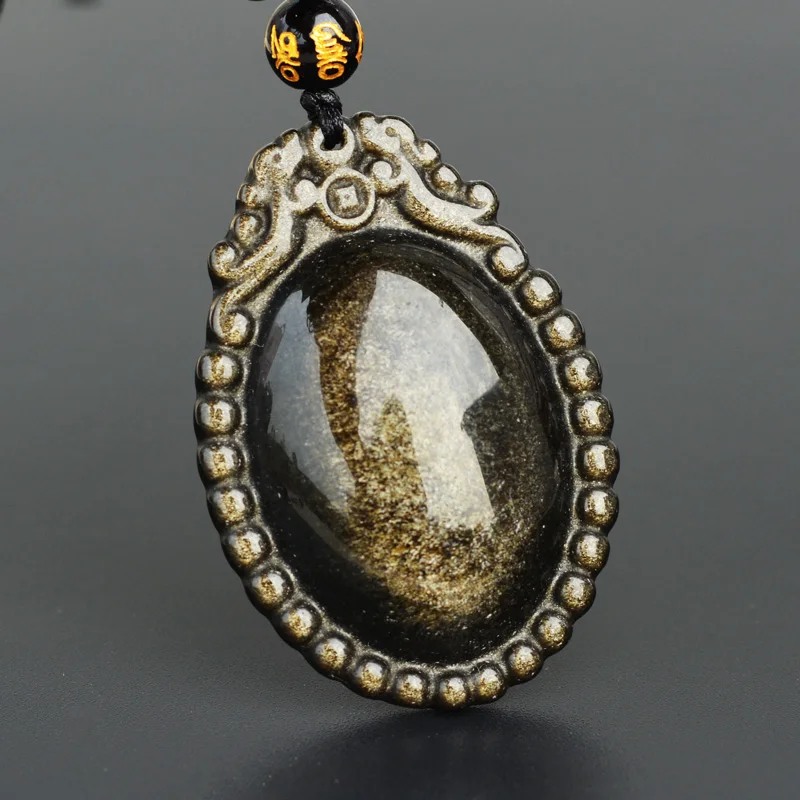 Drop Shipping Women's Necklace Pendant Natural Obsidian Pendant Gift for Women Fine Jade Jewelry Free Shipping
Drop Shipping Women's Necklace Pendant Natural Obsidian Pendant Gift for Women Fine Jade Jewelry Free Shipping