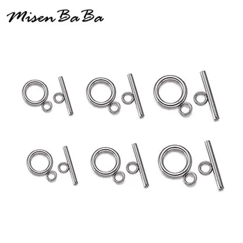 10Pcs/lot Stainless Steel OT Toggle Buckle Clasps Hooks For Bracelet Necklace Clasps DIY Jewelry Findings Accessories
10Pcs/lot Stainless Steel OT Toggle Buckle Clasps Hooks For Bracelet Necklace Clasps DIY Jewelry Findings Accessories