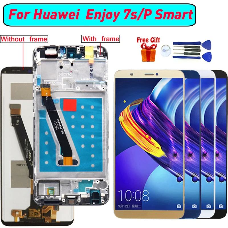 For Huawei Enjoy 7S LCD Display Digitizer Touch Screen Assembly Replacement LCD For HUAWEI P Smart LCD Screen
For Huawei Enjoy 7S LCD Display Digitizer Touch Screen Assembly Replacement LCD For HUAWEI P Smart LCD Screen
