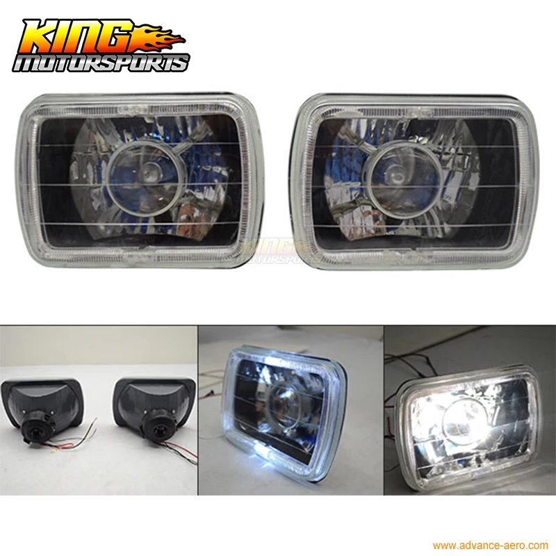 For Universal 7x6 Square Projector White Halo Front Headlight Driving Lamp H4 Bulb USA Domestic Free Shipping
For Universal 7x6 Square Projector White Halo Front Headlight Driving Lamp H4 Bulb USA Domestic Free Shipping