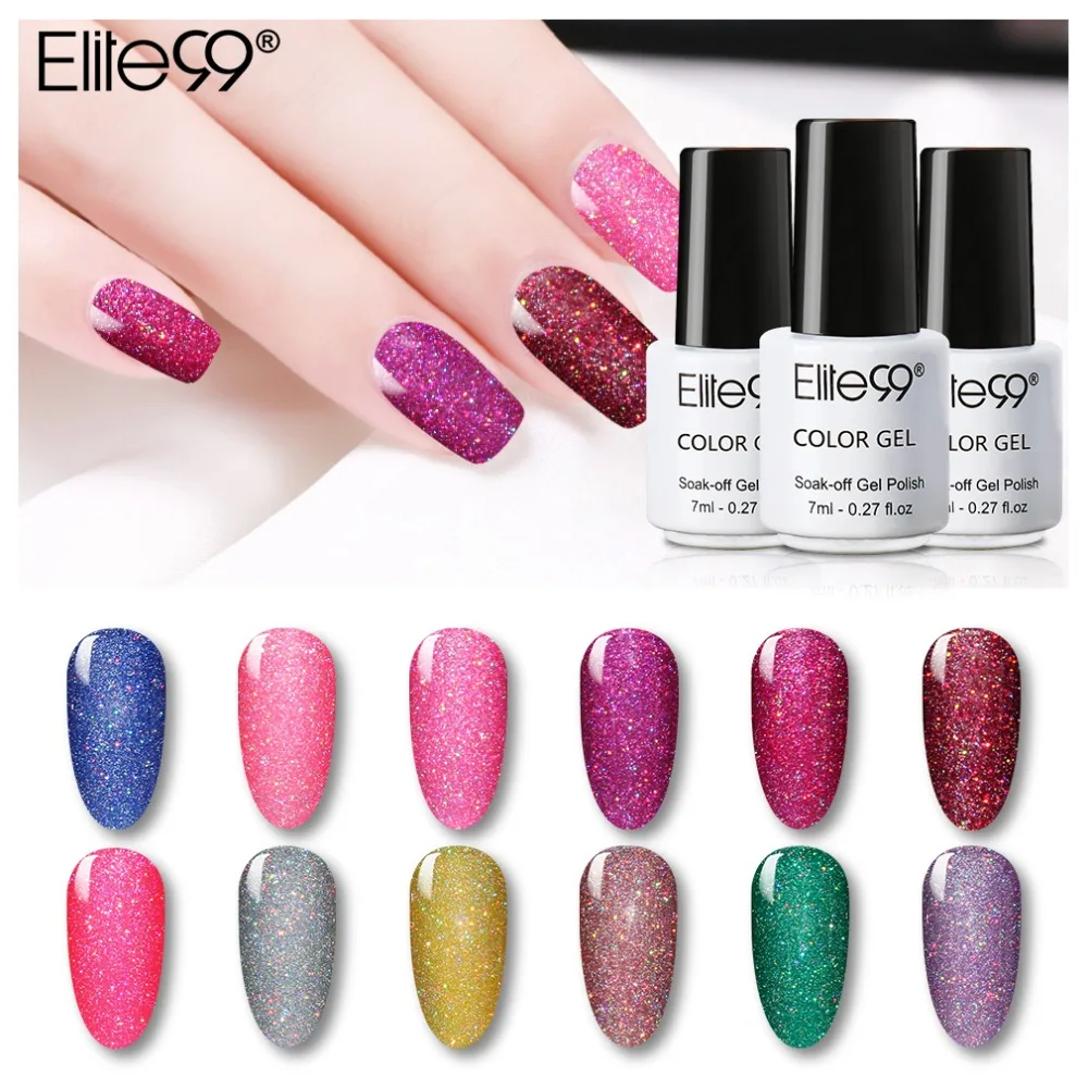 Elite99 7ml Bling Neon Gel Lacquer Shining Glitter Nail Art Gel Varnish All 12 Colors Nail Gel Polish Soak Off UV LED Primer
Elite99 7ml Bling Neon Gel Lacquer Shining Glitter Nail Art Gel Varnish All 12 Colors Nail Gel Polish Soak Off UV LED Primer