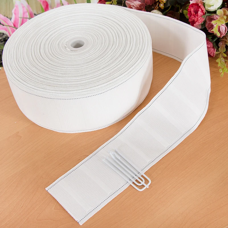10 meter curtain tape hook curtains accessories White cotton cloth thickening curtain cloth hook tape
10 meter curtain tape hook curtains accessories White cotton cloth thickening curtain cloth hook tape