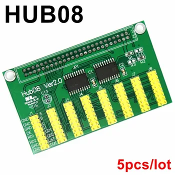 5pcs HUB08 conversion card for P10,f3.75,F5.0,p13.33,p20,p16 led control card adapter with 8*hub08 ports transfer plate
5pcs HUB08 conversion card for P10,f3.75,F5.0,p13.33,p20,p16 led control card adapter with 8*hub08 ports transfer plate
