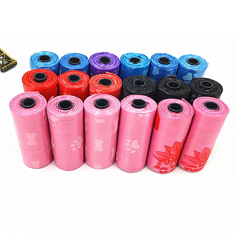 10 ROLL(150PCS) Pet Dog Degradable Waste Poop Bag pelle chien Pick Up Bag With Pattern Doggy Bag Ramdon Color
10 ROLL(150PCS) Pet Dog Degradable Waste Poop Bag pelle chien Pick Up Bag With Pattern Doggy Bag Ramdon Color