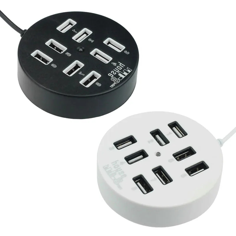CARPRIE 8-портовый настольный USB-разветвитель 2 0 адаптер концентратора для ноутбука
