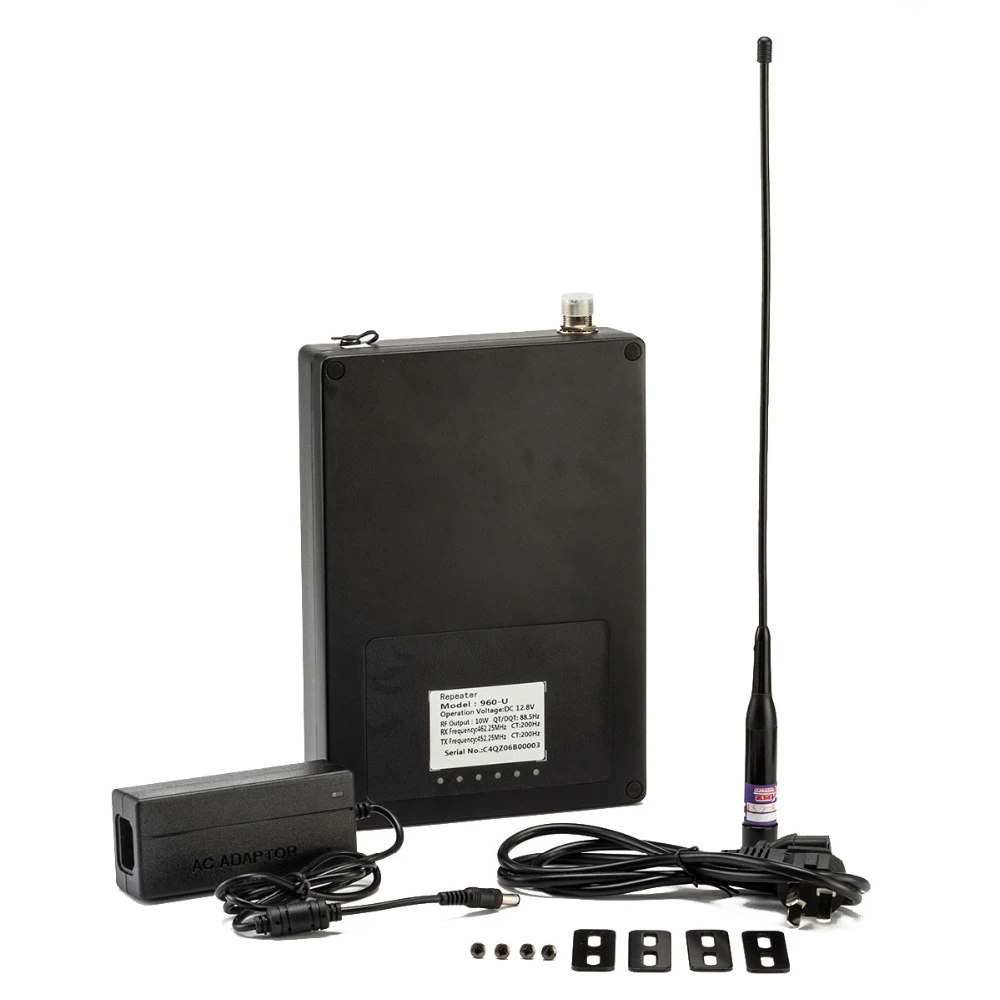 Abbree AR-960U UHF 400-470MHz Portable Communication Repeater 16CH CTCSS For Baofeng UV-5R TYT Wouxun Walkie Talkie 2 Way Radio
Abbree AR-960U UHF 400-470MHz Portable Communication Repeater 16CH CTCSS For Baofeng UV-5R TYT Wouxun Walkie Talkie 2 Way Radio