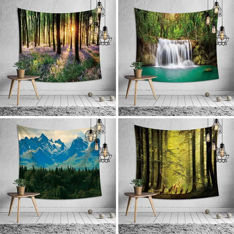 Beautiful natural scenery Wall Tapestry Home Decorations Hanging Forest Decor Curtains Bedroom Blanket Table Cover Yoga Mat
Beautiful natural scenery Wall Tapestry Home Decorations Hanging Forest Decor Curtains Bedroom Blanket Table Cover Yoga Mat