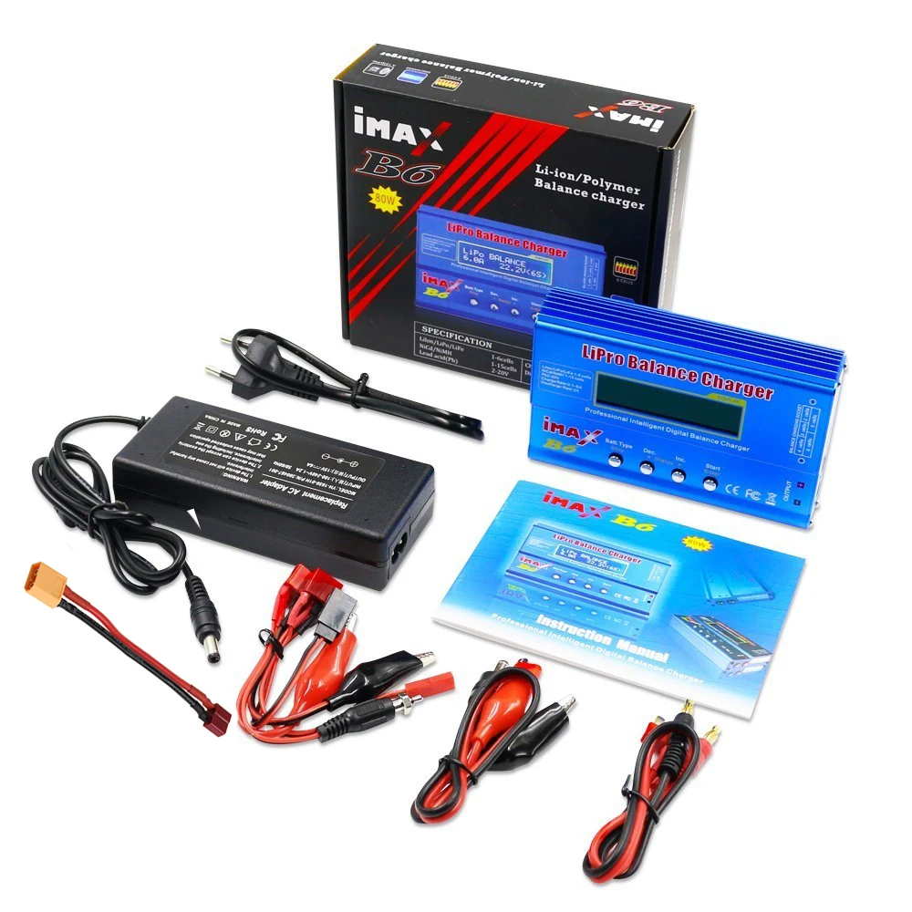 IMIMAX B6 Multi-function RC Nimh Nicd lithium Battery Balance Lipo Battery Charger Balance Discharger with Digital LCD Screen
IMIMAX B6 Multi-function RC Nimh Nicd lithium Battery Balance Lipo Battery Charger Balance Discharger with Digital LCD Screen