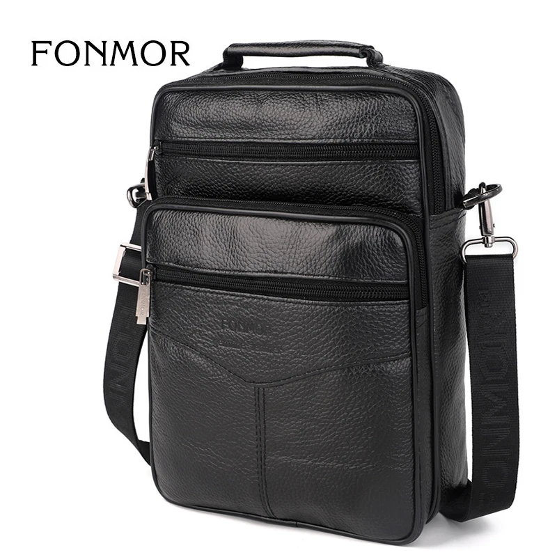 Fonmor Vintage Business Men's bags Cow Leather Man Handbags Men Messenger Bag High Quality Men's Travel Bag over His Shoulder
Fonmor Vintage Business Men's bags Cow Leather Man Handbags Men Messenger Bag High Quality Men's Travel Bag over His Shoulder