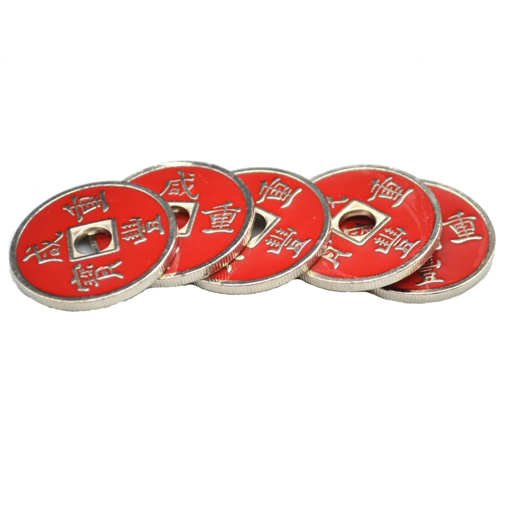 Coins Magic Tricks Chinese Coin US Half Dollar Size, Red Ancient Close Up Magic Props for Beginner
Coins Magic Tricks Chinese Coin US Half Dollar Size, Red Ancient Close Up Magic Props for Beginner