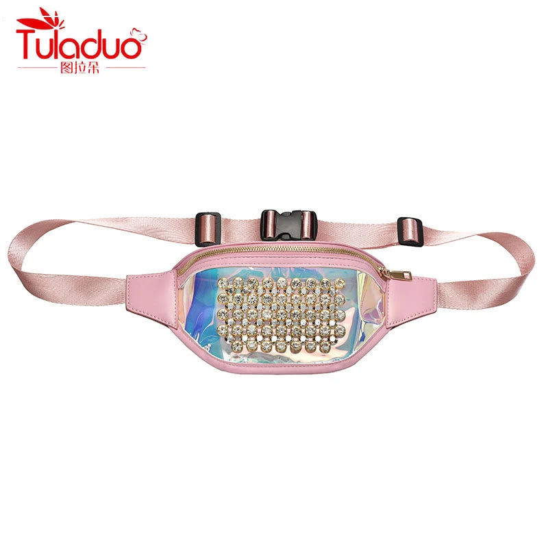 Fashion Punk Rivet Women Waist Bags Famous Brand Design Laser Women Chest Bags High Quality PU Leather Ladies Waist Bag 2019
Fashion Punk Rivet Women Waist Bags Famous Brand Design Laser Women Chest Bags High Quality PU Leather Ladies Waist Bag 2019