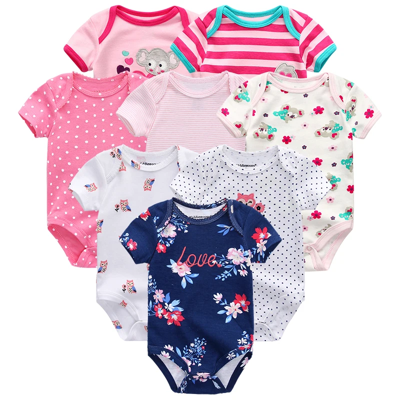 Baby Clothes 8Pcs/sets Newborn Boy Girl Rompers roupas de bebe Cotton Baby Jumpsuits Short Sleeve Baby Pajamas Kids Clothing
Baby Clothes 8Pcs/sets Newborn Boy Girl Rompers roupas de bebe Cotton Baby Jumpsuits Short Sleeve Baby Pajamas Kids Clothing