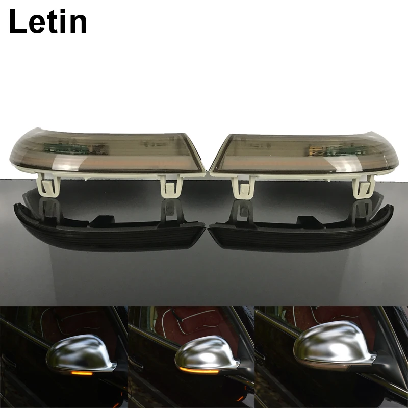 Letin Side Mirror indicator Dynamic Sequential Flow LED Turn Signal Light For VW GOLF 5 Plus Jetta MK5 Passat B6 EOS
Letin Side Mirror indicator Dynamic Sequential Flow LED Turn Signal Light For VW GOLF 5 Plus Jetta MK5 Passat B6 EOS