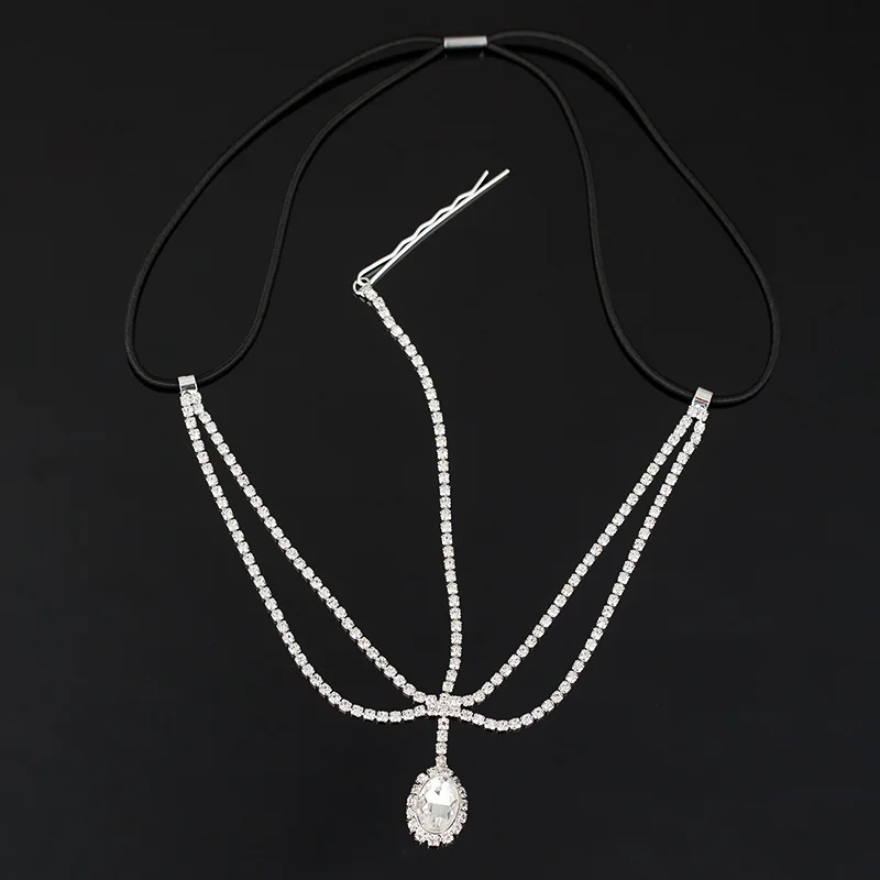 Rhinestone Bridal Wedding Headpiece Headband Head Hair Forehead Chain Womens Girls Fashion Hair Accessories Hot Wholesale/Retail
Rhinestone Bridal Wedding Headpiece Headband Head Hair Forehead Chain Womens Girls Fashion Hair Accessories Hot Wholesale/Retail