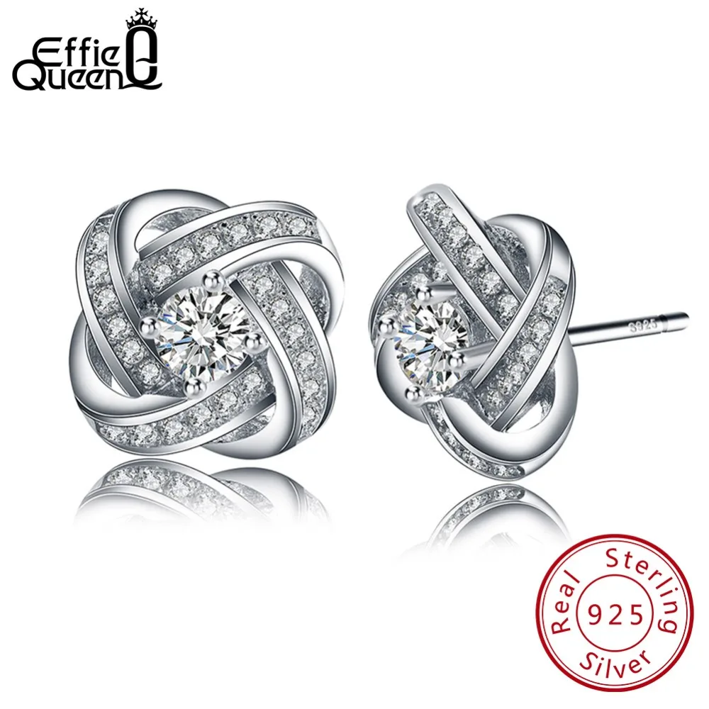 Effie Queen Trendy Authentic 925 Sterling Silver Dazzling Flower Stud Earrings With Clear CZ Fashion Jewelry for Girls BE23
Effie Queen Trendy Authentic 925 Sterling Silver Dazzling Flower Stud Earrings With Clear CZ Fashion Jewelry for Girls BE23
