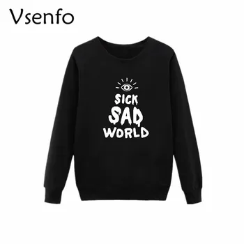 Vsenfo Harajuku Sick And World Daria Sweatshirt Women Letters Printed Cotton Hoodies Casaul Tracksuit Jumper Moletom Feminino
Vsenfo Harajuku Sick And World Daria Sweatshirt Women Letters Printed Cotton Hoodies Casaul Tracksuit Jumper Moletom Feminino