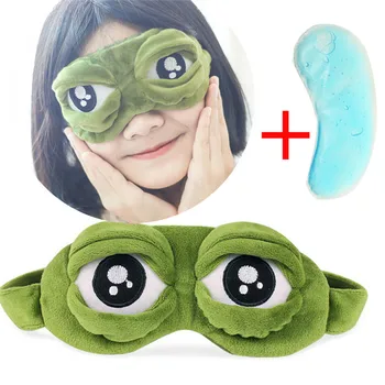 1PC Cute Frog Eyes Cover 3D Eye Mask Cover Sleeping Rest Sleep Anime Funny Gift With Ice Bag 2u0825
1PC Cute Frog Eyes Cover 3D Eye Mask Cover Sleeping Rest Sleep Anime Funny Gift With Ice Bag 2u0825
