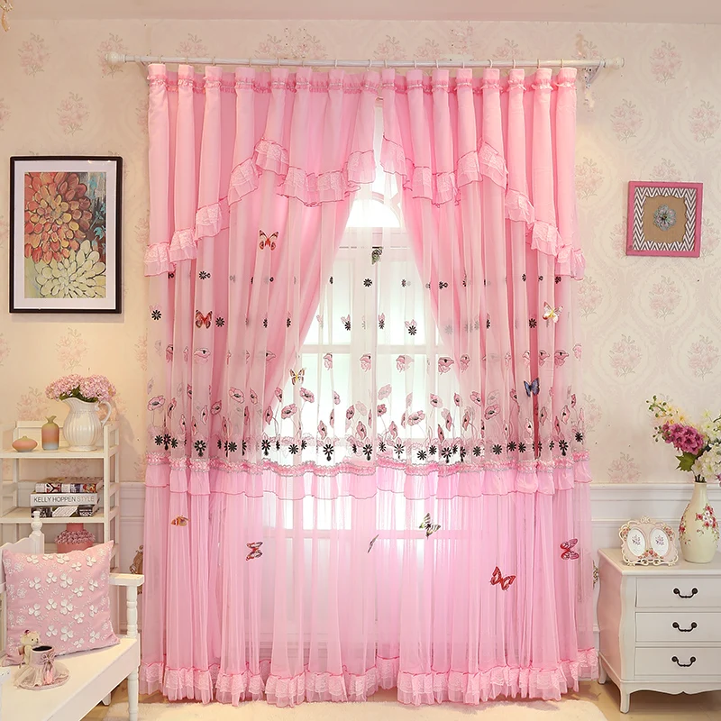 Senisaihon Europe style Lace Embroidered Wedding Curtains Pink Lotus Flower Pattern Double Layer Tulle Curtains for Living Room
Senisaihon Europe style Lace Embroidered Wedding Curtains Pink Lotus Flower Pattern Double Layer Tulle Curtains for Living Room