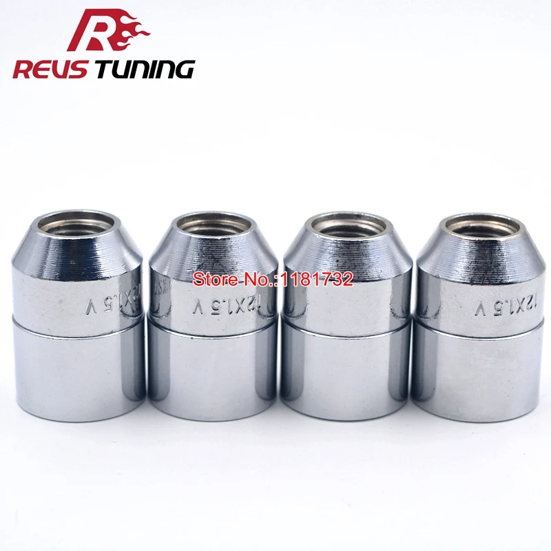 4PCS M12 X 1.5 Silver Chrome Racing Car Wheel Locking Nuts Lock Lug Nuts With Adapter
4PCS M12 X 1.5 Silver Chrome Racing Car Wheel Locking Nuts Lock Lug Nuts With Adapter