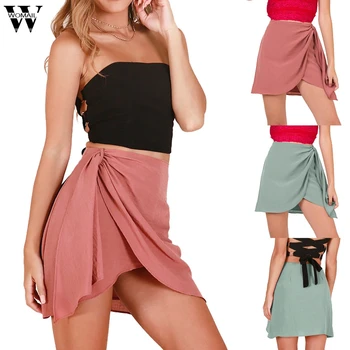 Womail Skirt Women Summer 2020 New Fashion Beach Casual Solid Fold knot Skirt Irregular A-line Swing Skirt 2019 M27
Womail Skirt Women Summer 2020 New Fashion Beach Casual Solid Fold knot Skirt Irregular A-line Swing Skirt 2019 M27