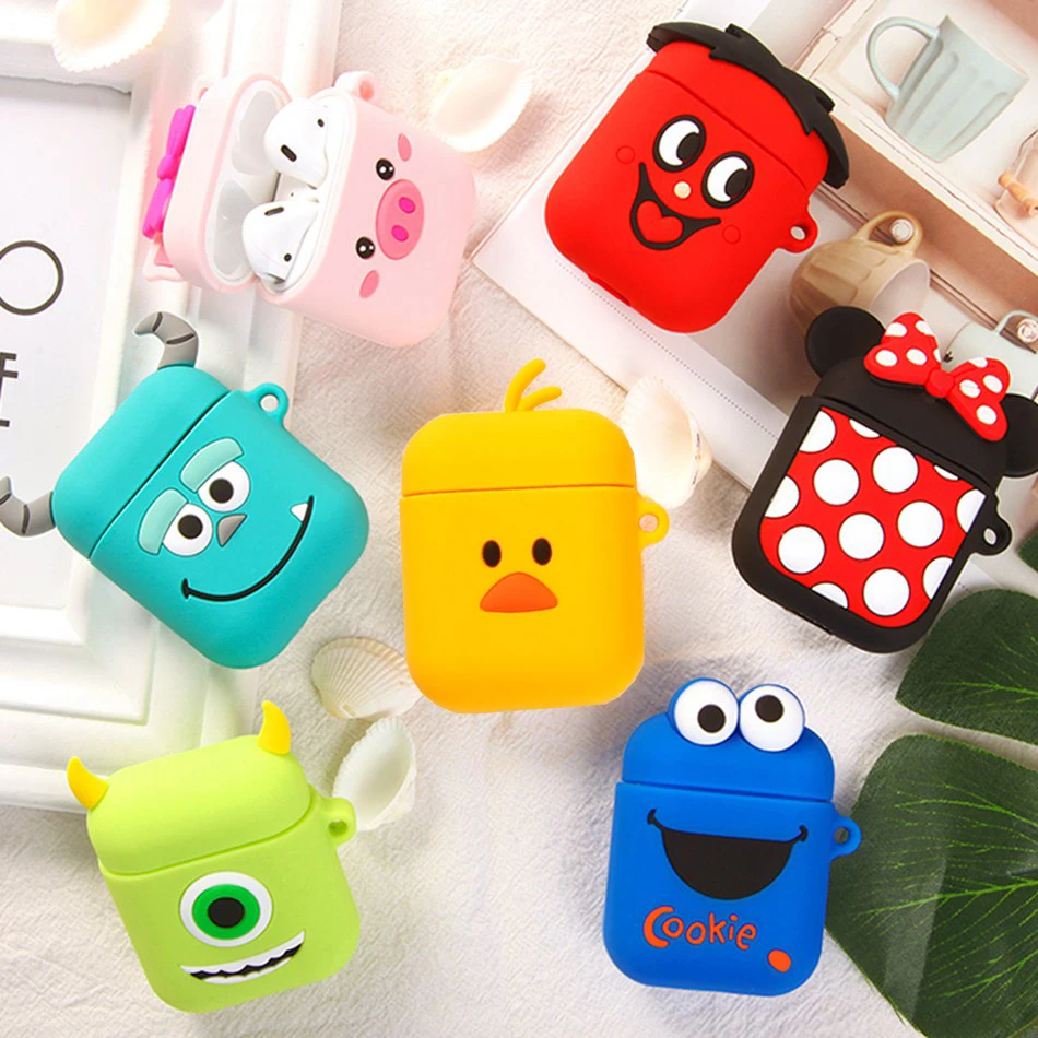 Headphone Case For Apple Airpods Cute Case Soft Silicone Bluetooth Wireless Charge Cover For Air Pods Anti Lost Key Rings Cases
Headphone Case For Apple Airpods Cute Case Soft Silicone Bluetooth Wireless Charge Cover For Air Pods Anti Lost Key Rings Cases