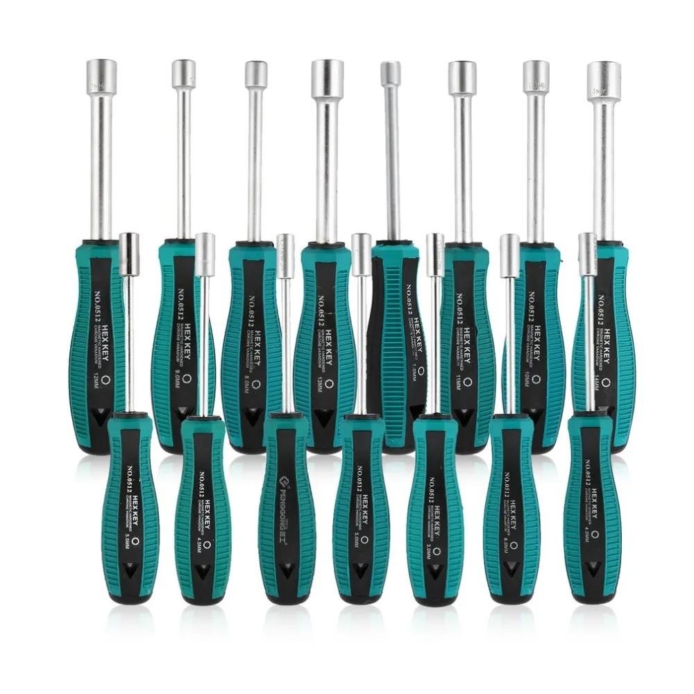 H10 0512 Portable Hex Socket Sleeve Metal Socket Driver Wrench Screwdriver Hex Nut Key Nut Driver Professional Hand Tool
H10 0512 Portable Hex Socket Sleeve Metal Socket Driver Wrench Screwdriver Hex Nut Key Nut Driver Professional Hand Tool