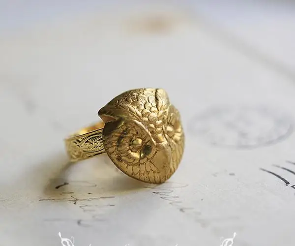 Vintage Stylish Brass Owl Adjustable Ring Punk Antique Copper Rings Animal Jewelry Unique Accessories
Vintage Stylish Brass Owl Adjustable Ring Punk Antique Copper Rings Animal Jewelry Unique Accessories