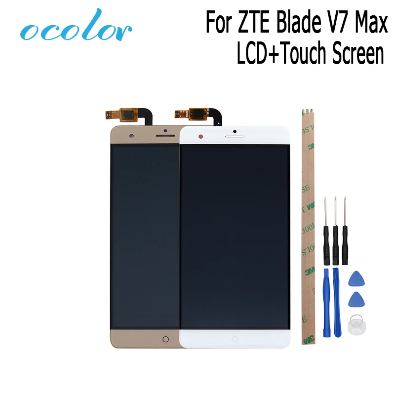 ocolor For ZTE Blade V7 Max LCD Display and Touch Screen Digitizer Assembly Replacement +Tools +Adhesive For ZTE Blade V7 Max
ocolor For ZTE Blade V7 Max LCD Display and Touch Screen Digitizer Assembly Replacement +Tools +Adhesive For ZTE Blade V7 Max