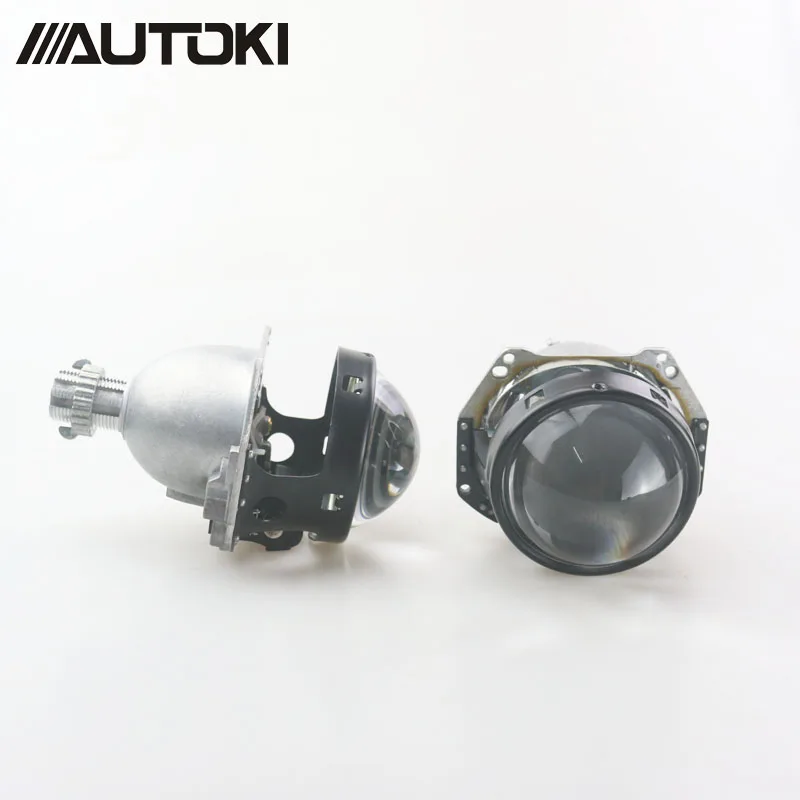 Автомобильная фара Autoki 3 0 дюйма линзы проектора Bi xenon H7 без потерь