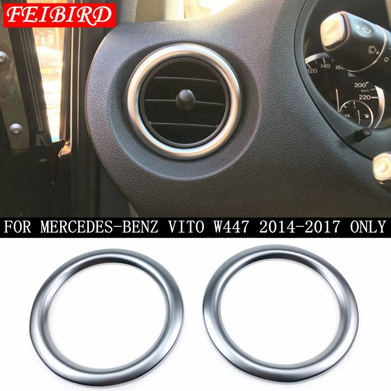 Side Air Condition AC Outlet Vent Molding Ring Cover Trim ABS MATTE Accessories For Mercedes-Benz Vito W447 2014 2015 2016 2017
Side Air Condition AC Outlet Vent Molding Ring Cover Trim ABS MATTE Accessories For Mercedes-Benz Vito W447 2014 2015 2016 2017