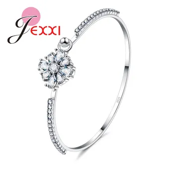 Bridal Wedding Accessories Best Gifts Clear Rhinestone Flower Bangle Bracelets for Women Female Bijoux Accessories
Bridal Wedding Accessories Best Gifts Clear Rhinestone Flower Bangle Bracelets for Women Female Bijoux Accessories