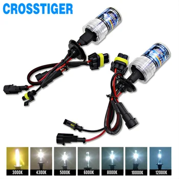 

2pcs 12V 35W 55W Xenon HID Conversion Kit H7 H1 H3 H11 9005 Bulb Auto Car Headlights Lamp 3000k 4300k 5000K 6000k 8000K 12000K