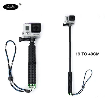 Go Pro self-timer pole aluminum alloy for gopo Hero Sj Cam Xaomi Xiomi Yi accessories telescopic hand-held pole 19 inch 49cm
Go Pro self-timer pole aluminum alloy for gopo Hero Sj Cam Xaomi Xiomi Yi accessories telescopic hand-held pole 19 inch 49cm