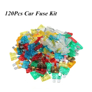 120Pcs/setAssorted Mixed Standard Blade Fuse For Car Auto Vehicle Assortment Blade5A 7.5A 10A 15A 20A 25A 30A For Auto Car Truck
120Pcs/setAssorted Mixed Standard Blade Fuse For Car Auto Vehicle Assortment Blade5A 7.5A 10A 15A 20A 25A 30A For Auto Car Truck