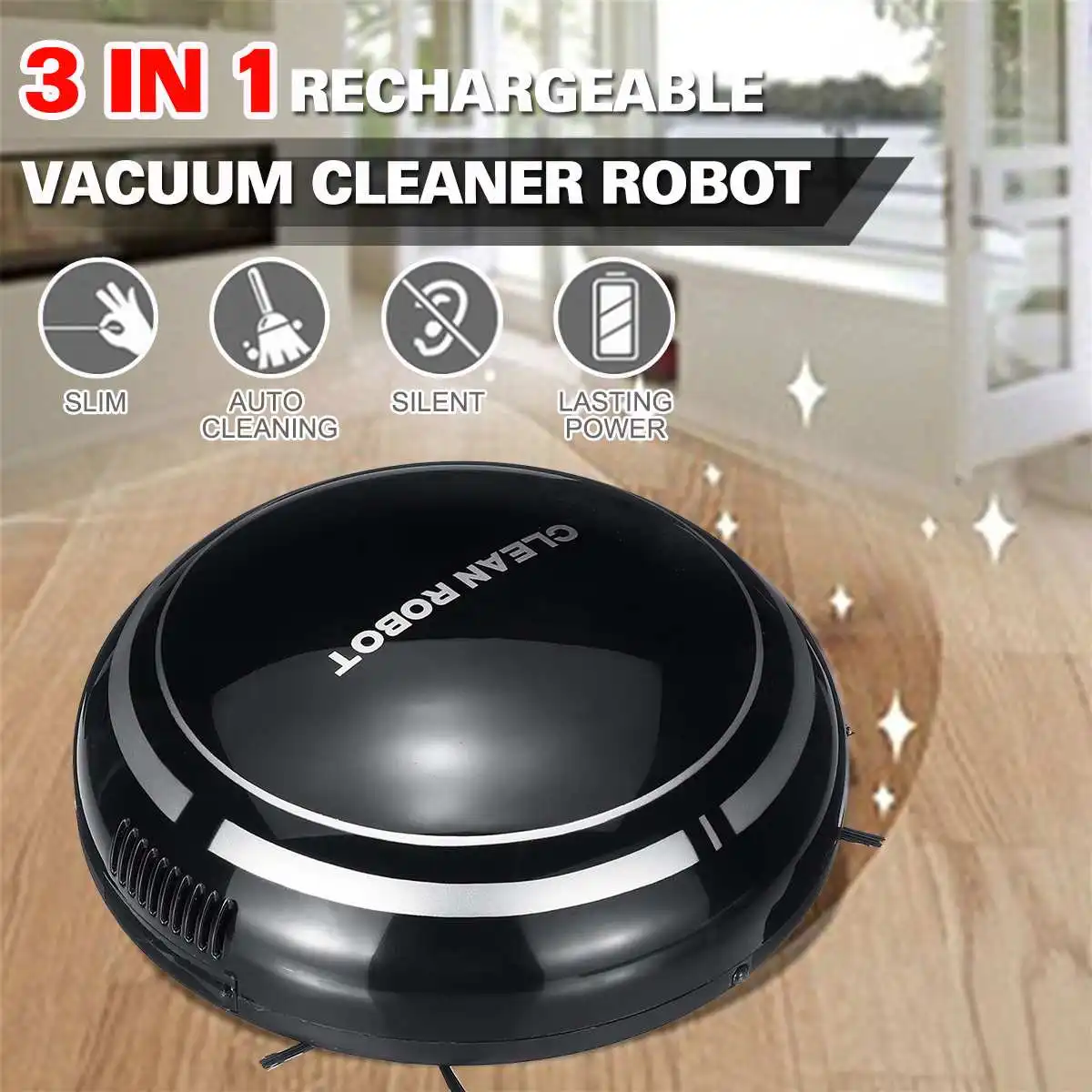 Robot Vacuum Cleaner 2 for Home Automatic for Cleaning Dust Sterilize Smart Application Scheduled Electric Floor Mops
Robot Vacuum Cleaner 2 for Home Automatic for Cleaning Dust Sterilize Smart Application Scheduled Electric Floor Mops