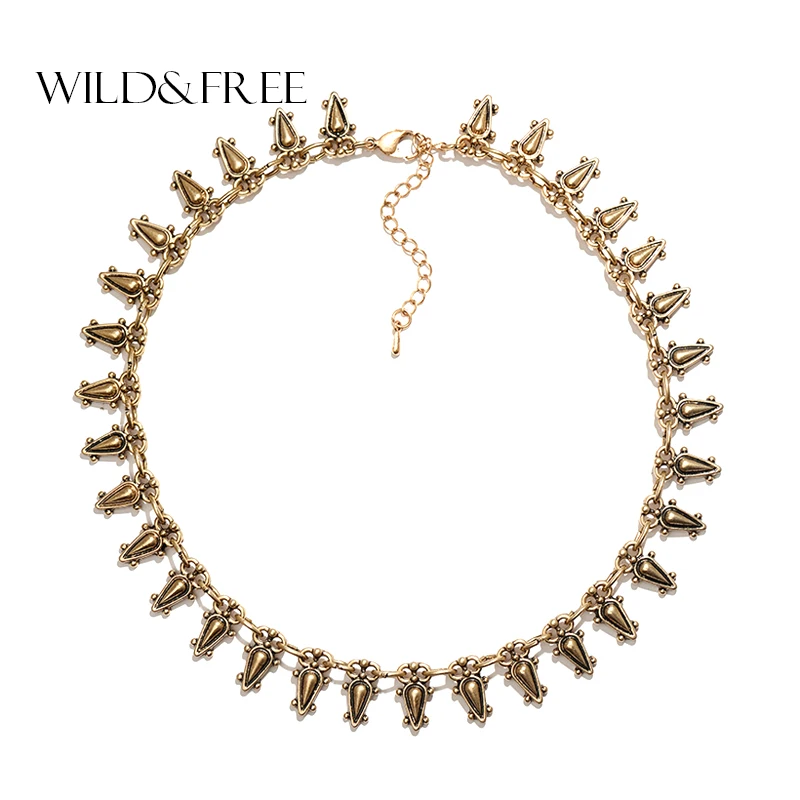 Summer New Zinc Alloy Choker Necklace Metal Vintage Antique Gold Big Statement Jewelry Collier Femme Indian Accessories For Girl
Summer New Zinc Alloy Choker Necklace Metal Vintage Antique Gold Big Statement Jewelry Collier Femme Indian Accessories For Girl