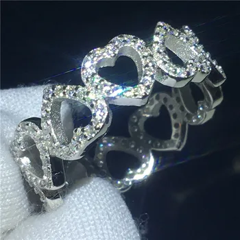 Heart Shape ring 100% Soild 925 Sterling silver Jewelry AAAAA Zircon Cz Engagement wedding band rings for women Bridal Gift
Heart Shape ring 100% Soild 925 Sterling silver Jewelry AAAAA Zircon Cz Engagement wedding band rings for women Bridal Gift