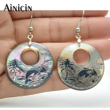 Silver Color Dolphin & Sea Turtle Painting Hook Earrings Fashion Women Summer Beach Jewelry 5pairs/lot
Silver Color Dolphin & Sea Turtle Painting Hook Earrings Fashion Women Summer Beach Jewelry 5pairs/lot