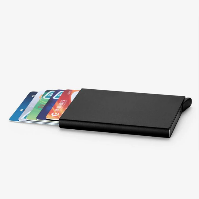 New Automatic Pop Up Aluminum Credit Card Holder For Men Business RFID Blocking Bank Card Protector Metal Case Pocket Purse
New Automatic Pop Up Aluminum Credit Card Holder For Men Business RFID Blocking Bank Card Protector Metal Case Pocket Purse