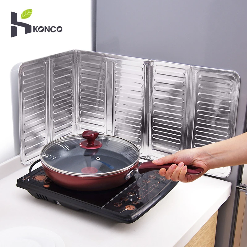 Konco Cooking Insulate Splash Proof Oil Removal Baffle Plate Aluminium oil Splatter Screens Gas Stove Anti Splatter Shield Guard
Konco Cooking Insulate Splash Proof Oil Removal Baffle Plate Aluminium oil Splatter Screens Gas Stove Anti Splatter Shield Guard