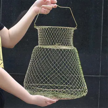 3 Size To Choose Anti Hanging Folding Steel Wire Fishnet Fish Cage Steel Wire Material High Quality Fishing Net
3 Size To Choose Anti Hanging Folding Steel Wire Fishnet Fish Cage Steel Wire Material High Quality Fishing Net