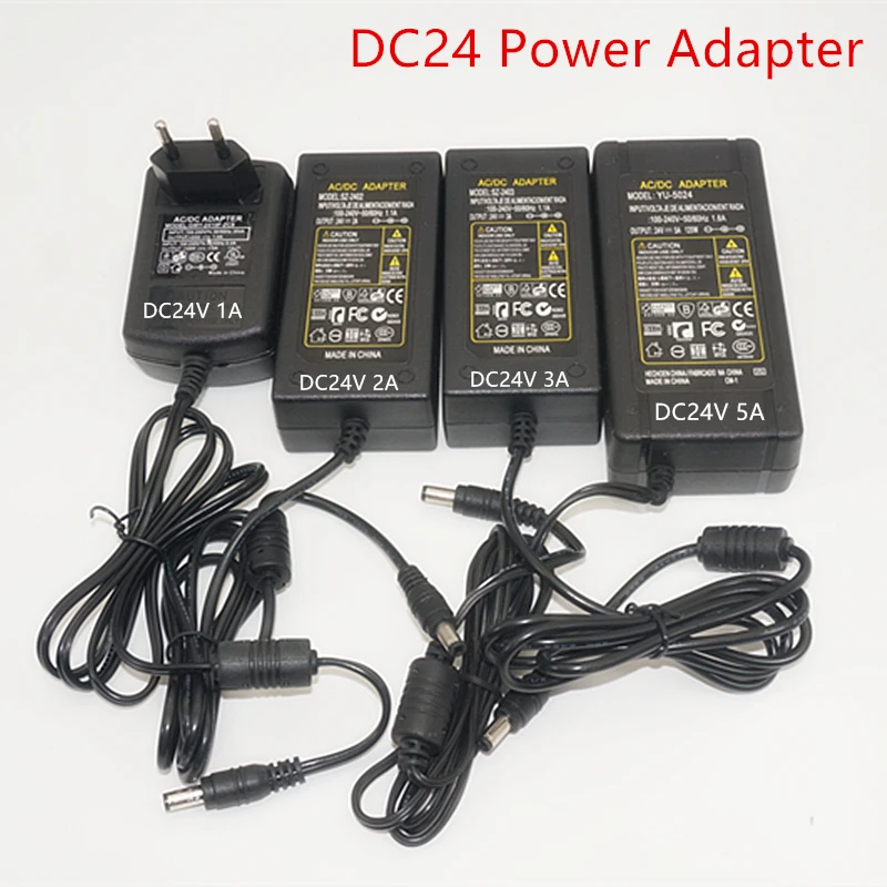 DC 24V 1A 2A 3A 5A led Adapter power supply input AC100-240V to output DC24V led lamp Lighting Transformers
DC 24V 1A 2A 3A 5A led Adapter power supply input AC100-240V to output DC24V led lamp Lighting Transformers