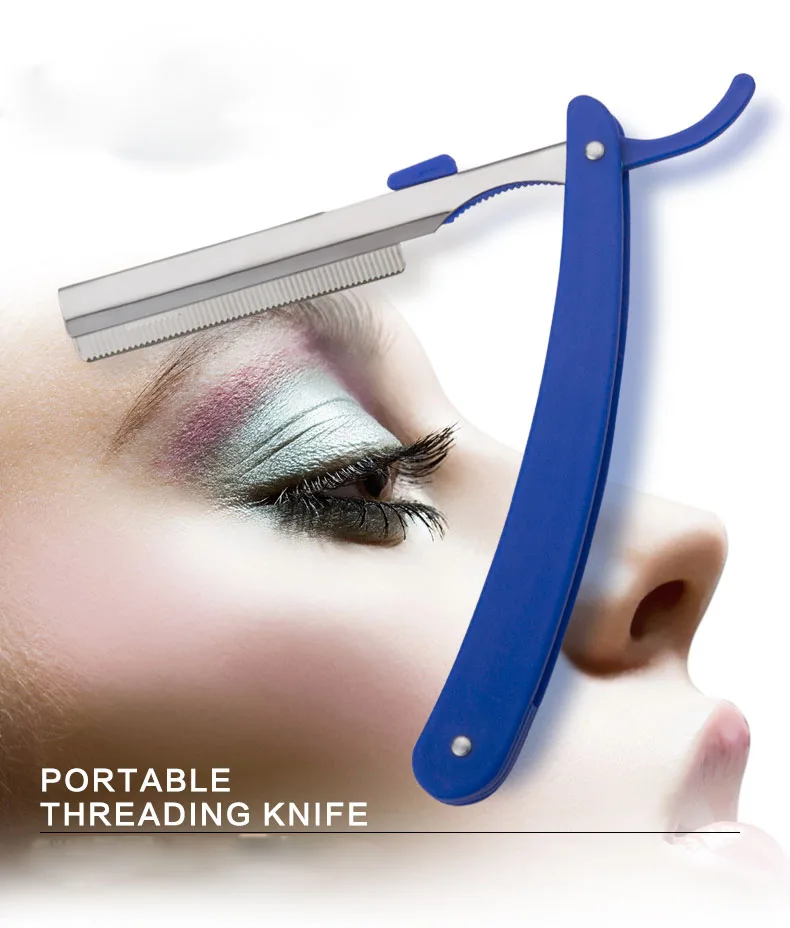 10PCS Stainless Steel Blade + 1PCS Plastic Eyebrow Trimmer Scraper Eyebrow Knife Shaping Shaver Razor Make Up
10PCS Stainless Steel Blade + 1PCS Plastic Eyebrow Trimmer Scraper Eyebrow Knife Shaping Shaver Razor Make Up