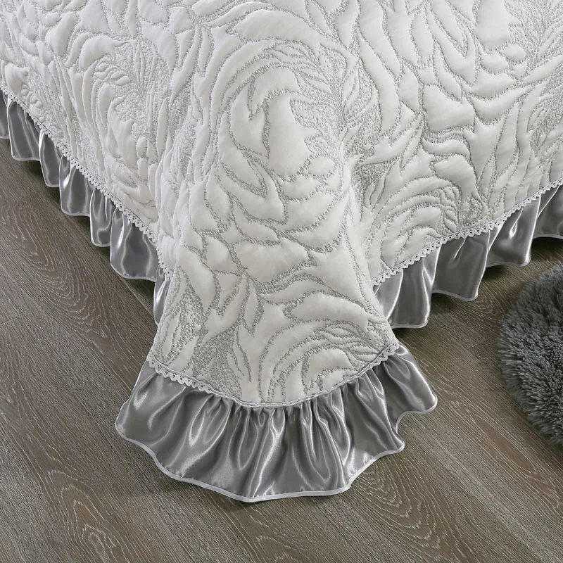 Waliicorners Luxury Knitted Cotton 3 Pieces Bedspread Comforter Set King Queen Size Bed Cover Set Mattress Topper Blanket With Pillowcases 17 HTB1v.CYaA5E3KVjSZFCq6zuzXXa3