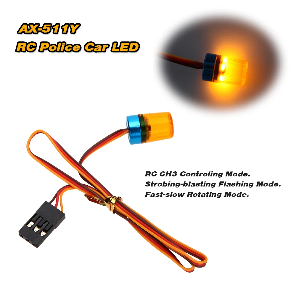 AX-511 RC Multi-function Circular Ultra Bright RC Car LED Light strobing-blasting Flashing fast-slow Rotating Mode
AX-511 RC Multi-function Circular Ultra Bright RC Car LED Light strobing-blasting Flashing fast-slow Rotating Mode