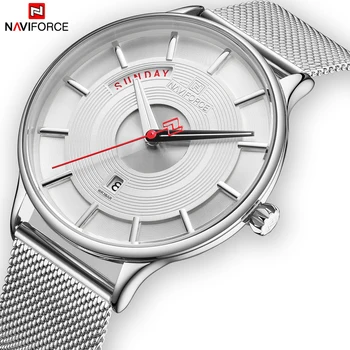 NAVIFORCE Top Brand Luxury Mens Military Sport Watches Auto Date Waterproof Ultra thin Quartz Wristwatch Clock Relogio Masculino
NAVIFORCE Top Brand Luxury Mens Military Sport Watches Auto Date Waterproof Ultra thin Quartz Wristwatch Clock Relogio Masculino