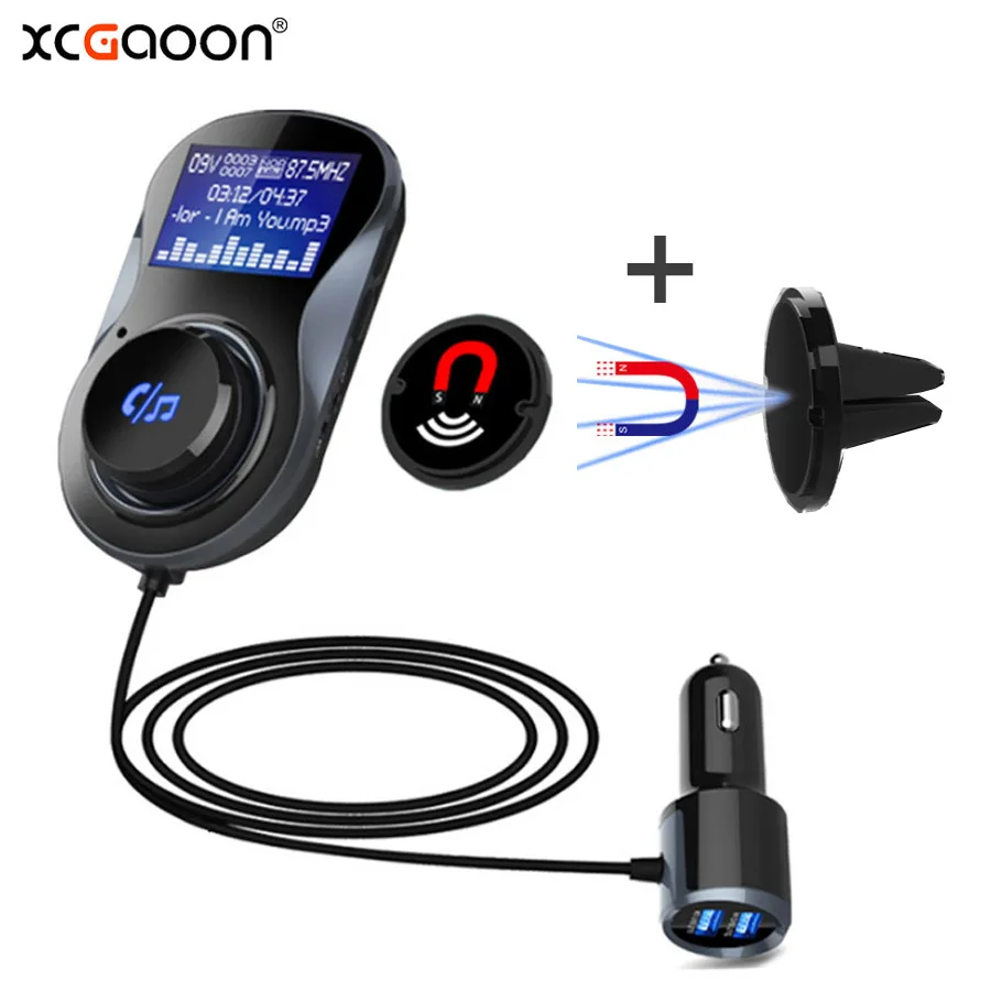 XCGaoon BC30 FM Transmitter Modulator Handsfree Bluetooth Car Kit Support TF Card MP3 Play Car Audio Adapter 3.4A Car Charger
XCGaoon BC30 FM Transmitter Modulator Handsfree Bluetooth Car Kit Support TF Card MP3 Play Car Audio Adapter 3.4A Car Charger