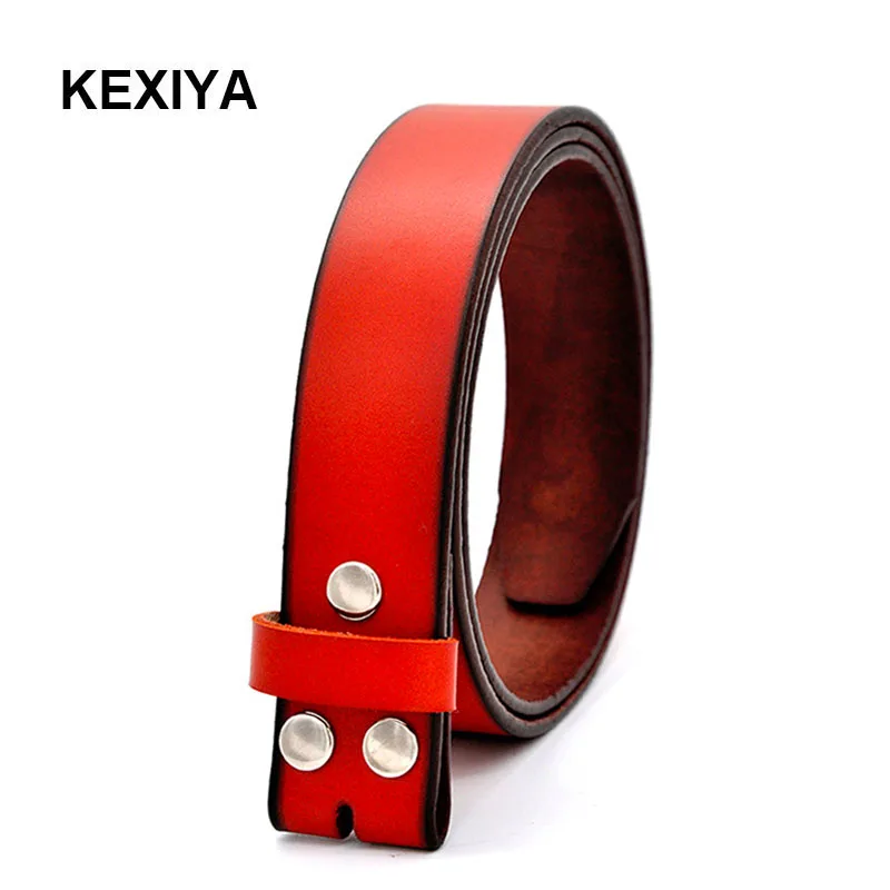 KEXIYA Designer Men Belt Genuine Leather Without Buckle Men's Brand Of Luxury Retro High-quality Belt Jeans Fashion Casual Belt
KEXIYA Designer Men Belt Genuine Leather Without Buckle Men's Brand Of Luxury Retro High-quality Belt Jeans Fashion Casual Belt