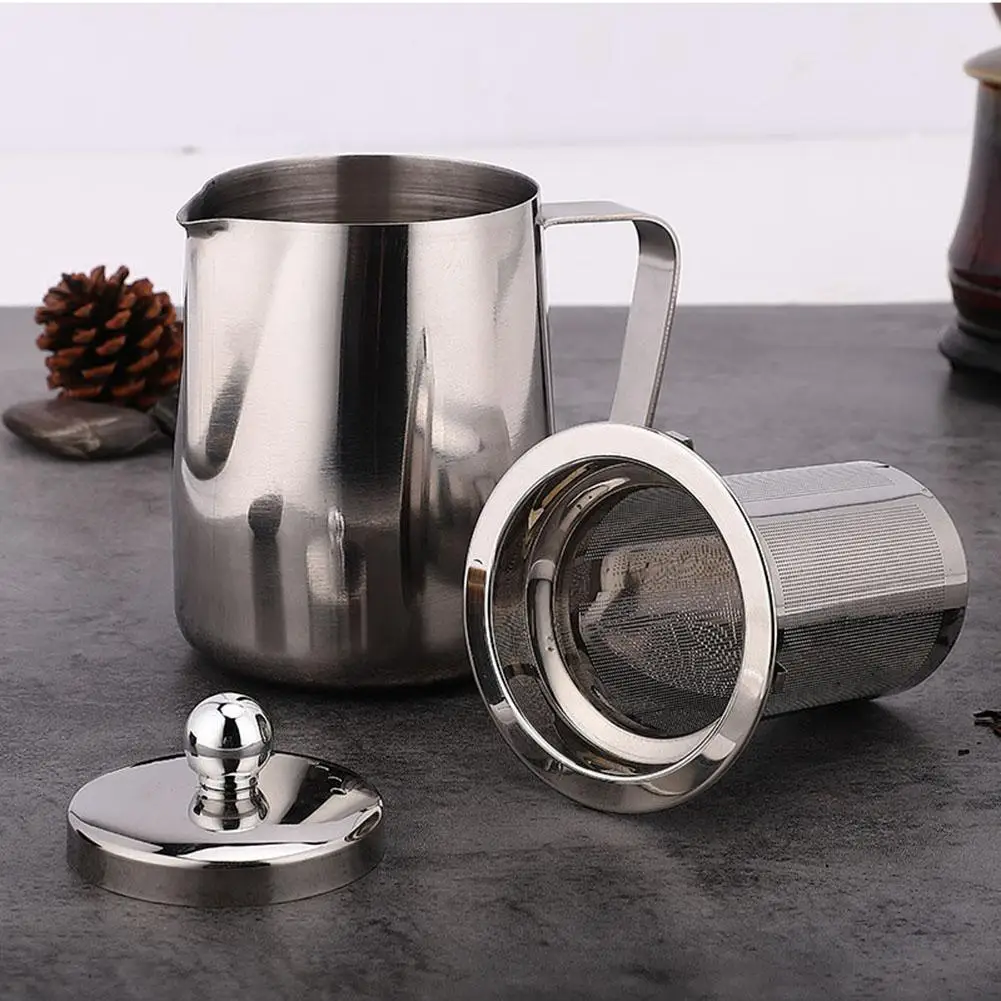 High quality Home Office Stainless Steel Teapot Coffee Kettle with Removable Infuser Filter Tea Pot Tool Kettle Set New
High quality Home Office Stainless Steel Teapot Coffee Kettle with Removable Infuser Filter Tea Pot Tool Kettle Set New